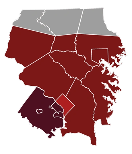 Eco-Waste service area map
